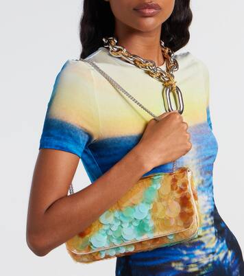 Sparkle sequined shoulder bag | Rabanne