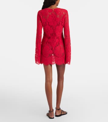 Millie cotton and brocade lace minidress | Bananhot