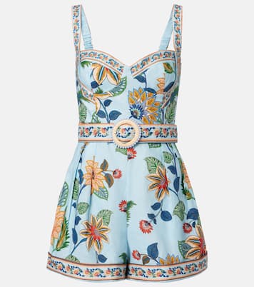 Playsuit Delphi aus Leinen | Farm Rio