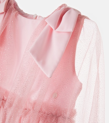 Bow-detail tulle dress | Patachou
