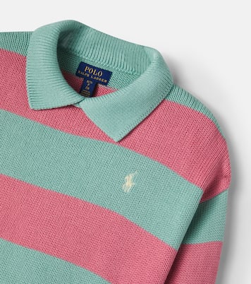 Striped cotton polo sweater | Polo Ralph Lauren Kids