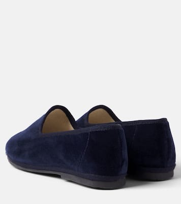 Slip-Ons aus Samt | Il Gufo