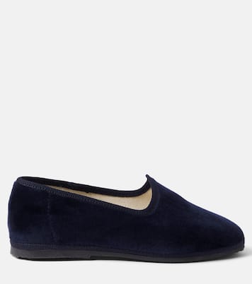 Slip-Ons aus Samt | Il Gufo