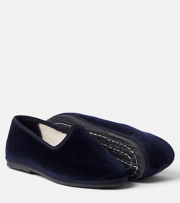 Slip-Ons aus Samt | Il Gufo