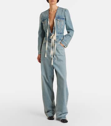 Frayed straight jeans | Maison Margiela