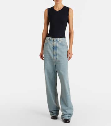 Frayed straight jeans | Maison Margiela