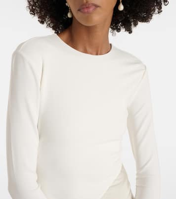 Satin and jersey gown | Roland Mouret