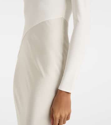 Satin and jersey gown | Roland Mouret