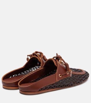 Segelschuhe Naveta aus Leder  | Ancient Greek Sandals