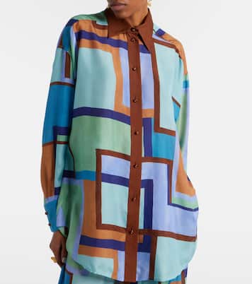 Hemd Como aus Seidensatin | Zimmermann