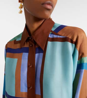 Hemd Como aus Seidensatin | Zimmermann