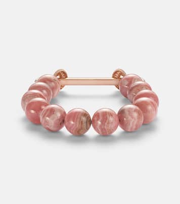 Bracelet Chakra en or rose 18 ct à rhodochrosites et diamants | Ananya