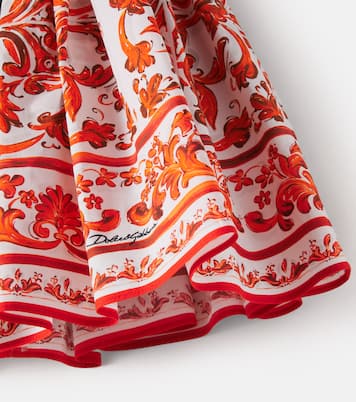 Baby printed cotton dress | Dolce&Gabbana Kids