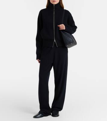N°320 Rush cashmere-blend wide-leg pants | Extreme Cashmere