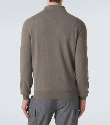 Cashmere polo sweater | Brunello Cucinelli