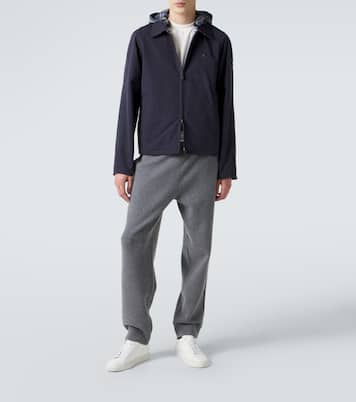 Cashmere-blend straight sweatpants | Burberry