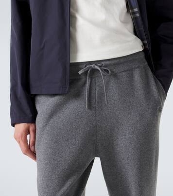 Cashmere-blend straight sweatpants | Burberry