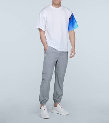 Pantalon stretch zippé | Prada