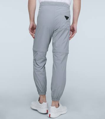 Pantalon stretch zippé | Prada