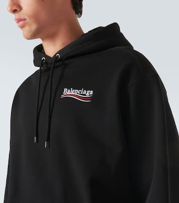 Political Campaign hooded sweatshirt | Balenciaga
