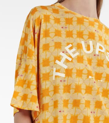 Carla printed cotton-blend T-shirt | The Upside