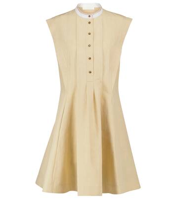Linen and cotton minidress | Chloé