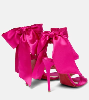 Sandalias Vampanodo Du Desert 100 de satén | Christian Louboutin