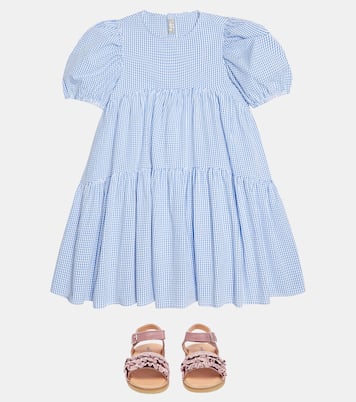 Robe en coton à carreaux | Il Gufo