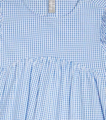 Robe en coton à carreaux | Il Gufo