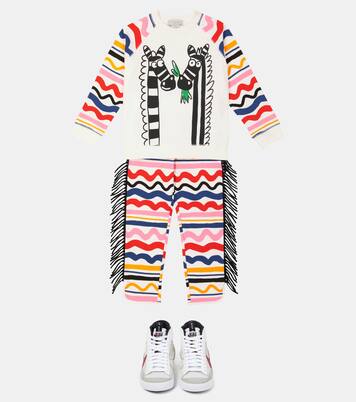 Cotton sweatshirt and sweatpants set | Stella McCartney Kids