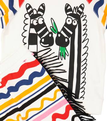 Cotton sweatshirt and sweatpants set | Stella McCartney Kids