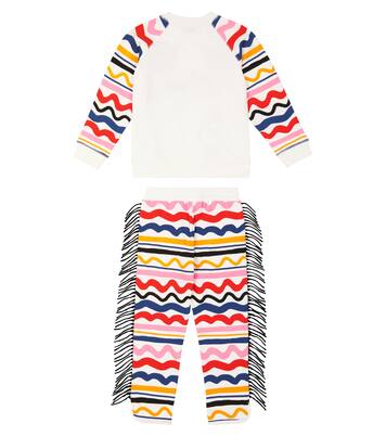 Cotton sweatshirt and sweatpants set | Stella McCartney Kids