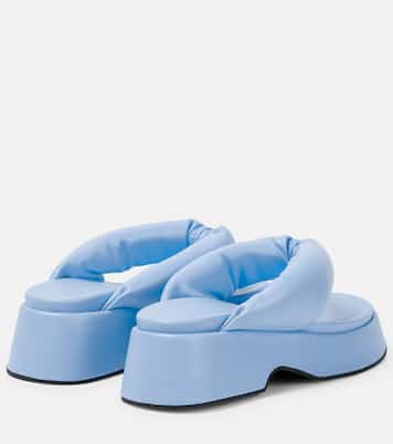 Padded thong sandals | Ganni