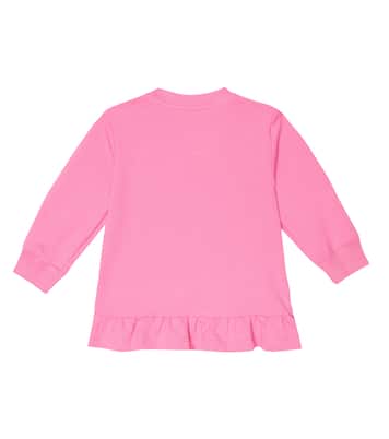 Baby I Love You sweatshirt dress | Versace Kids