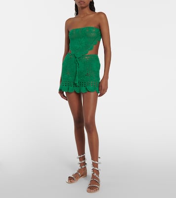 Minirock aus Häkelstrick | Anna Kosturova