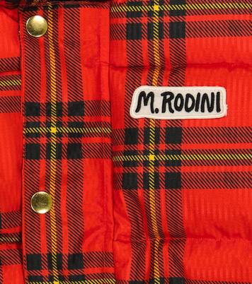 Checked puffer jacket | Mini Rodini