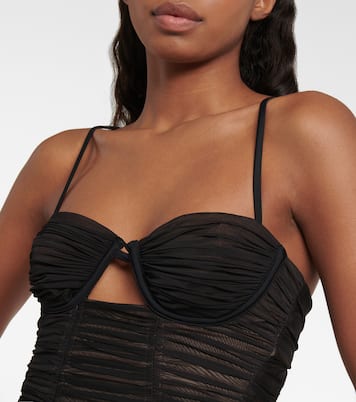 Badeanzug aus Mesh | Self-Portrait