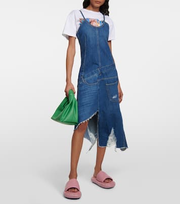 Embellished leather platform sandals | JW Anderson