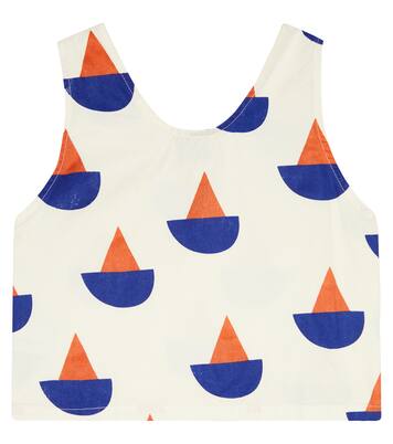 Printed cotton tank top | Bobo Choses