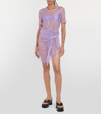 Cropped-Top Electra aus Mesh | Simkhai