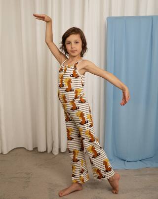 Printed straight pants | Mini Rodini