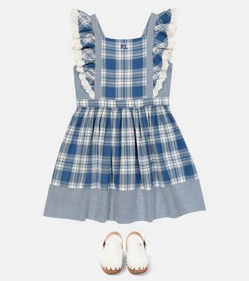 Checked cotton dress | Polo Ralph Lauren Kids