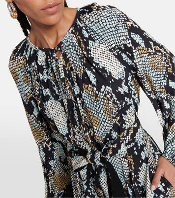 Bedrucktes Midikleid aus Jersey | Proenza Schouler