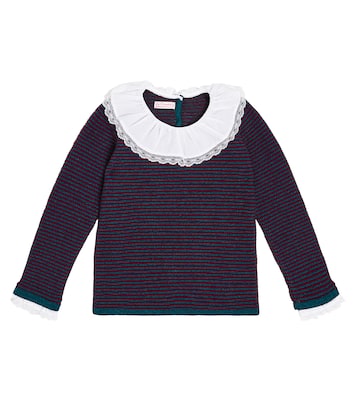 Savannah striped wool-blend sweater | La Coqueta
