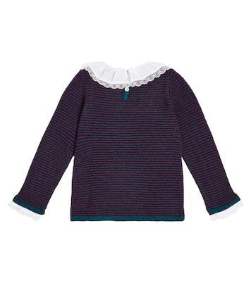 Savannah striped wool-blend sweater | La Coqueta