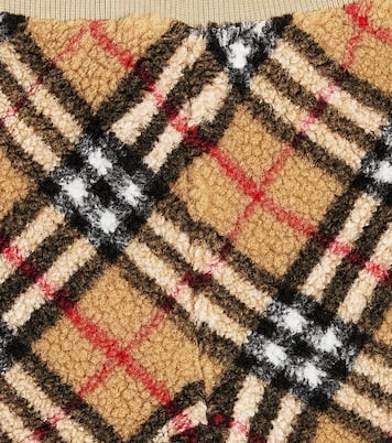 Baby Burberry Check teddy sweatpants | Burberry Kids