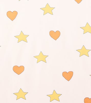 Printed cotton-blend jersey T-shirt  | Tinycottons