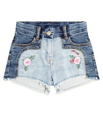 Short brodé en jean | Monnalisa