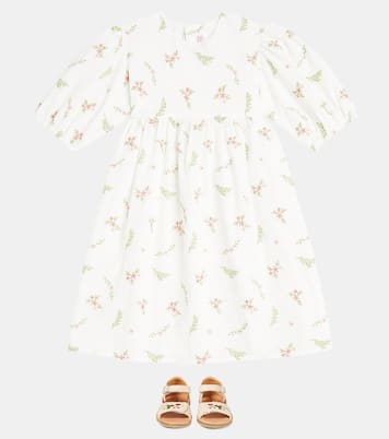 Dora floral cotton dress | La Coqueta