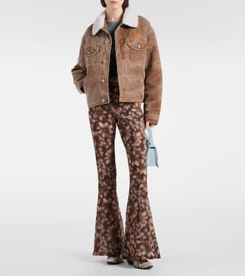 Pantalon évasé Pippen à fleurs | Acne Studios